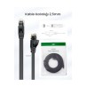 Network Cable UGREEN NW102 Flat, UTP, Cat6, 1m, Black