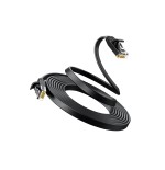 Network Cable UGREEN NW102 Flat, UTP, Cat6, 1m, Black