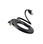 Network Cable UGREEN NW102 Flat, UTP, Cat6, 1m, Black