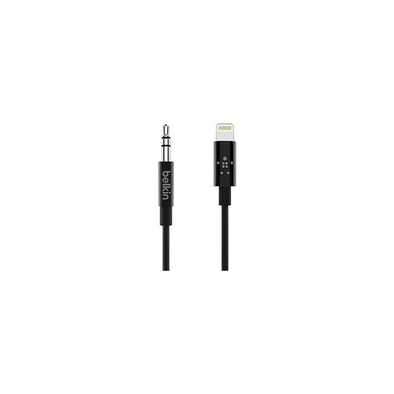 BELKIN Câble audio 3.5 mm avec connecteur Lightning 90cm