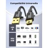 UGREEN Câble Mini USB 2.0 Cable Type A 1 Metre