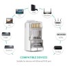 UGREEN Lot de 10 Cat 6 Connecteur RJ45 Ethernet Réseau Embout Fiche Blindé STP 8