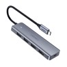 UGREEN USB C Hub 4 Ports USB Type C to USB 3.0 Hub Adapter with Micro USB