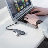 UGREEN USB C Hub 4 Ports USB Type C to USB 3.0 Hub Adapter with Micro USB