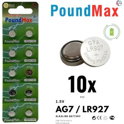 10 x AG7 1,5 V
