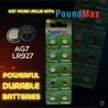 10 x AG7 1,5 V