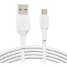 BELKIN Câble MicroUSB vers USBA 1m blanc