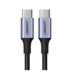 Câble USB-C vers USB-C UGREEN US316, 100 W, 5 A, 2 m, Gris