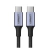 Câble USB-C vers USB-C UGREEN US316, 100 W, 5 A, 2 m, Gris