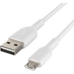 BELKIN Câble MicroUSB vers USBA 1m blanc