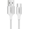USB-A to USB-C Cable UGREEN US288, 18W, 3A, 1m, White