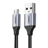 USB-A to microUSB Cable UGREEN US290, 18W, 2.4A, 1m, Black