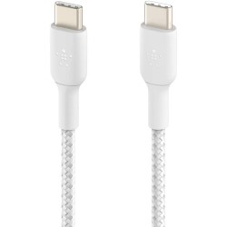 BELKIN Câble tressé USB-C USB-C 1m blanc