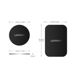 Metal Plate UGREEN LP123 2in1, Universal, Black