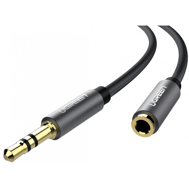 3.5mm to 3.5mm Audio Adapter UGREEN AV118, 0.5m, Black