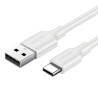 USB-A to USB-C Cable Ugreen US287, 18W, 3A, 1.5m, White