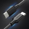 USB-C to USB-C Cable Ugreen US286, 60W, 3A, 1.5m, Black