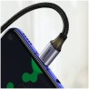 USB-C to USB-C Cable Ugreen US255 Angled, 60W, 3A, 1m, Grey