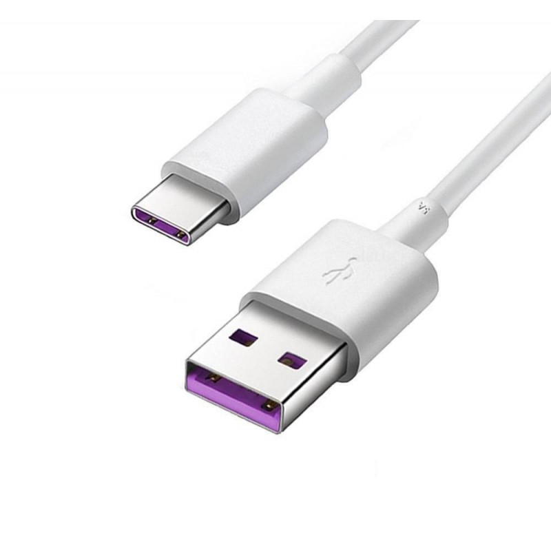 USB-A to USB-C Cable Huawei AP71, 40W, 5A, 1m, White 4071497