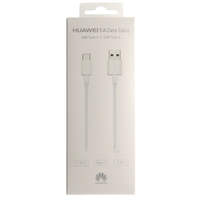 USB-A to USB-C Cable Huawei AP71, 40W, 5A, 1m, White 4071497