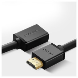 HDMI Extension Cable UGREEN HD107, HDMI to HDMI, 4K, 1m, Black