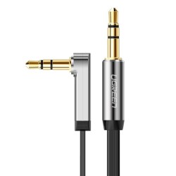 3.5mm to 3.5mm Audio Cable UGREEN AV119 Angled, 0.5m, Black