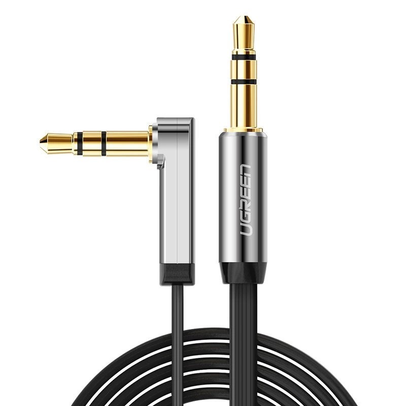 3.5mm to 3.5mm Audio Cable UGREEN AV119 Angled, 0.5m, Black