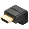 Video Adapter UGREEN HD112 Down Angle, HDMI to HDMI, 4K, Black