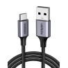 USB-A to USB-C Cable Ugreen US288, 18W, 3A, 0.5m, Black