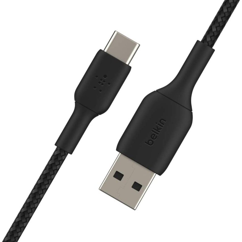 BELKIN Câble tressé USB-A USB-C 3m noir