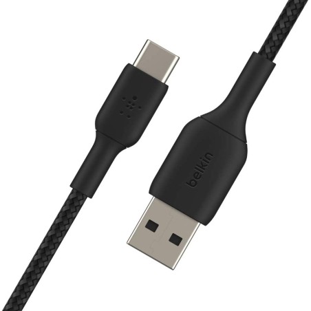 BELKIN Câble tressé USB-A USB-C 3m noir