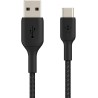 BELKIN Câble tressé USB-A USB-C 3m noir