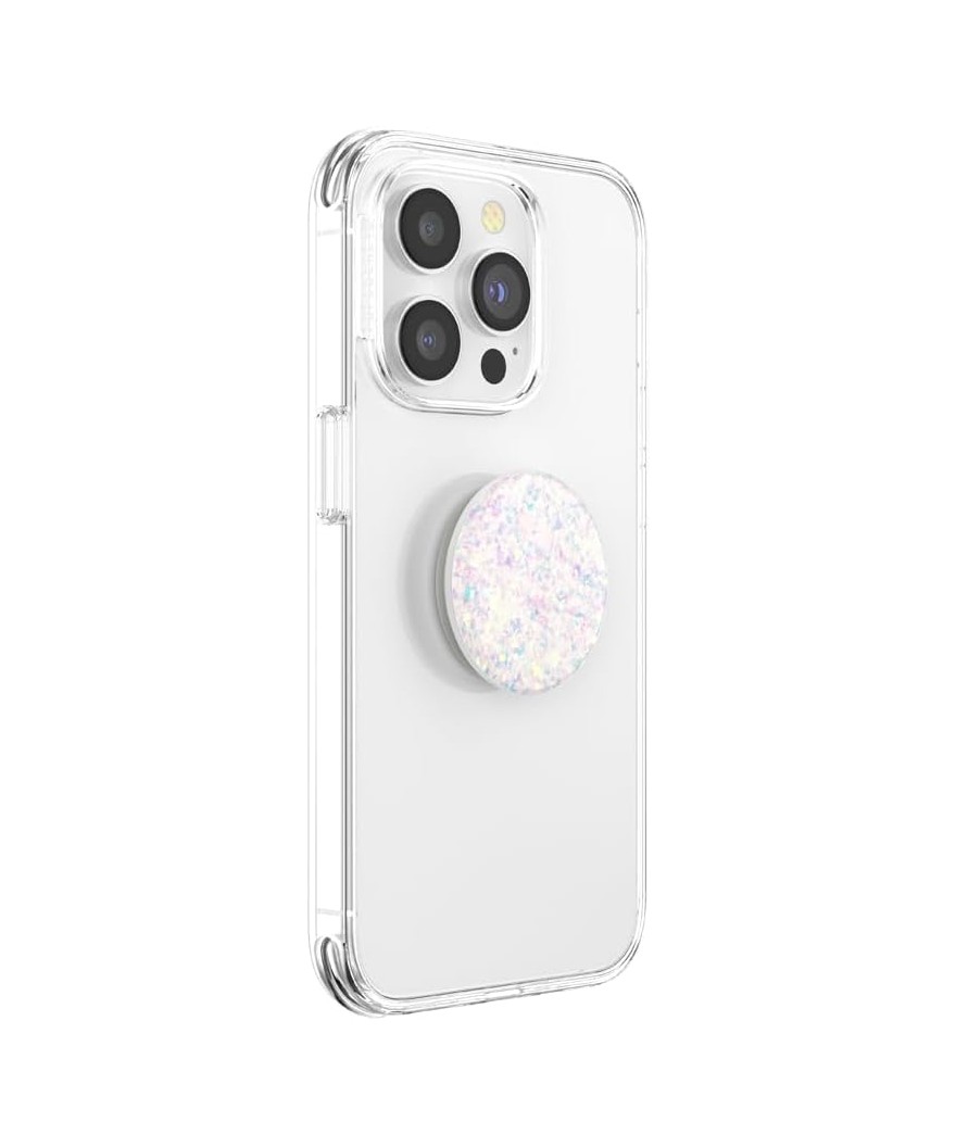PopGrip - Iridescent Confetti White