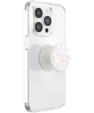 PopGrip - Iridescent Confetti White