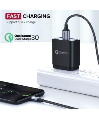 Ugreen - Câble micro USB UGREEN QC 3.0 2,4 A 1,5 m Blanc