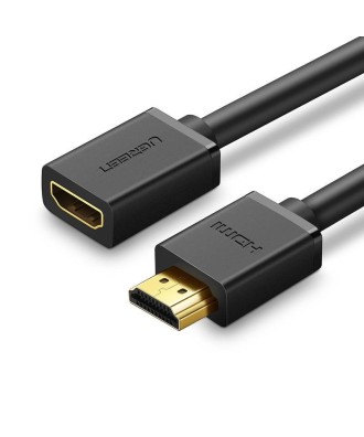 Ugreen - HD107 Câble HDMI Mâle vers HDMI Femelle Rallonge FullHD 3D 0,5m (Noir)