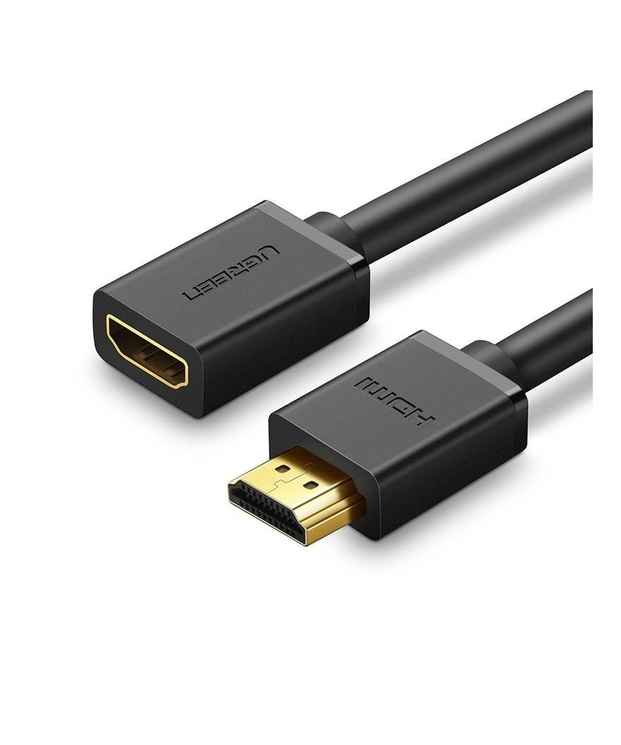 Ugreen - HD107 Câble HDMI Mâle vers HDMI Femelle Rallonge FullHD 3D 0,5m (Noir)