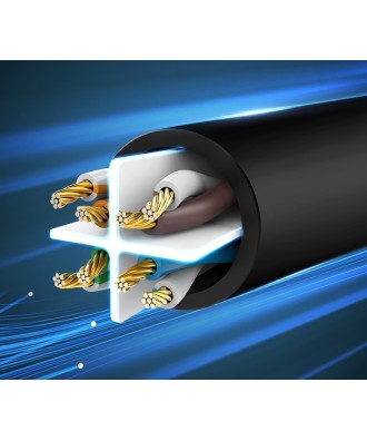 UGREEN Ethernet RJ45, Cat.6, UTP, 2m Black
