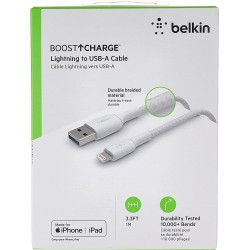 BELKIN Câble tressé Lightning USBA 1m