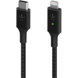 Belkin Boost Charge Smart Câble USB Type-C vers Lightning 1,2 m Noir
