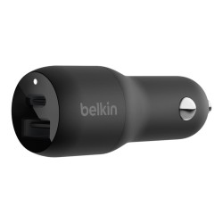 BELKIN Chargeur Allume Cigare avec 1 USB-C et 1 USB-A 37S