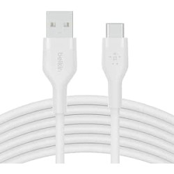 Belkin BoostCharge Flex câble USB-C vers USB-A en silicone, certifié USB-IF, câb