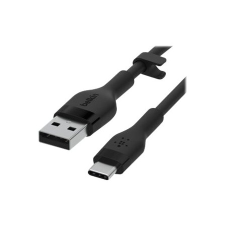 BELKIN Câble USB-A vers USB-C Silicon 3m Noir