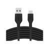 BELKIN Câble USB-A vers USB-C Silicon 3m Noir