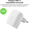 BELKIN Chargeur secteur USB-C PD 20W blanc