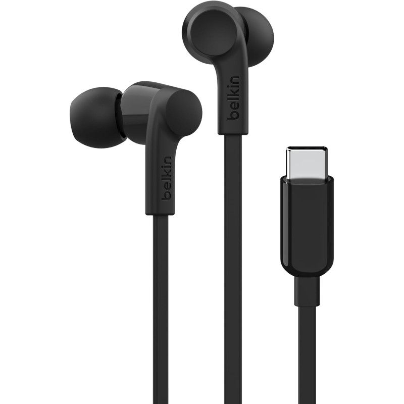 BELKIN Écouteurs filaire USB-C noir