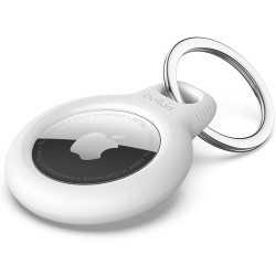 BELKIN Airtag Protection avec porte-clés Blanc