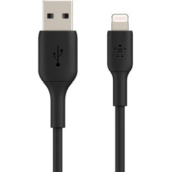 BELKIN Câble Lightning USB-A 0.15m noir