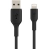 BELKIN Câble Lightning USB-A 0.15m noir