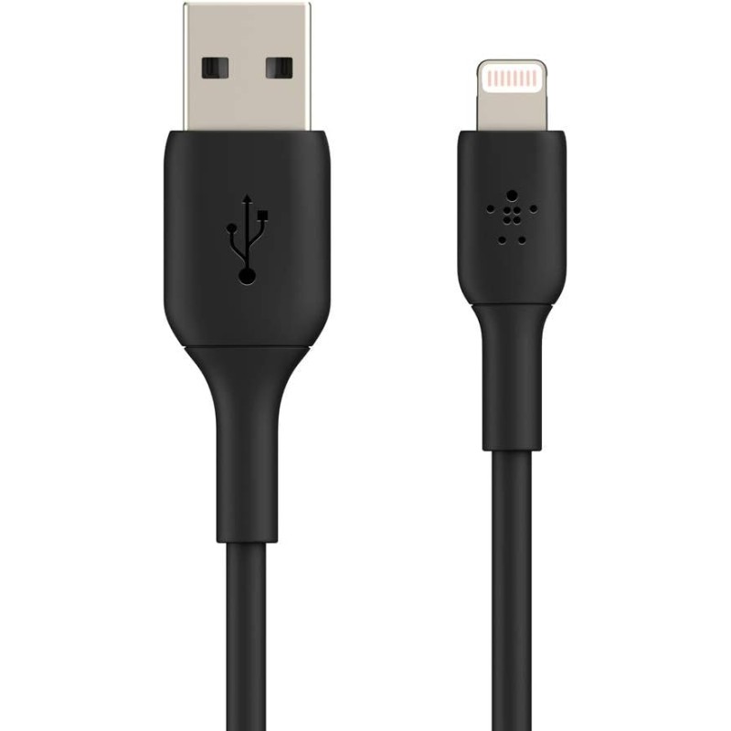 BELKIN Câble Lightning USB-A 2m noir